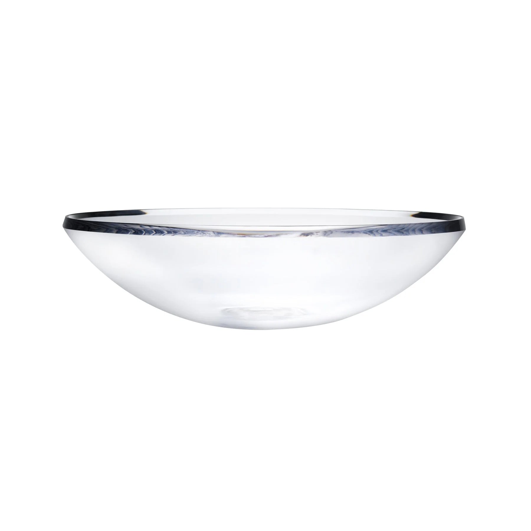 Lily Bowl - 32cm- Nude Glass | Luxe Kristallen Design Schaal