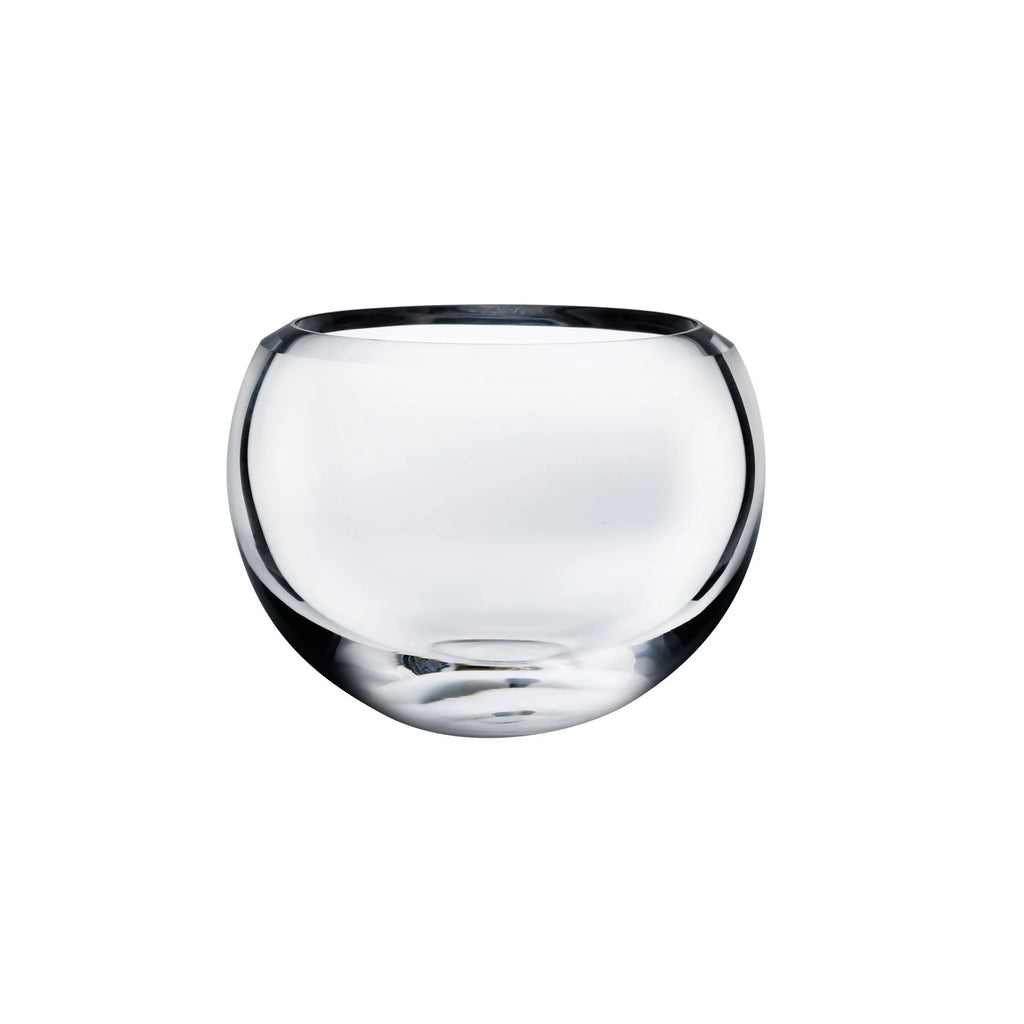 Lily Bowl 20 cm Nude Glass | Luxe Kristallen Schaal Handgemaakt