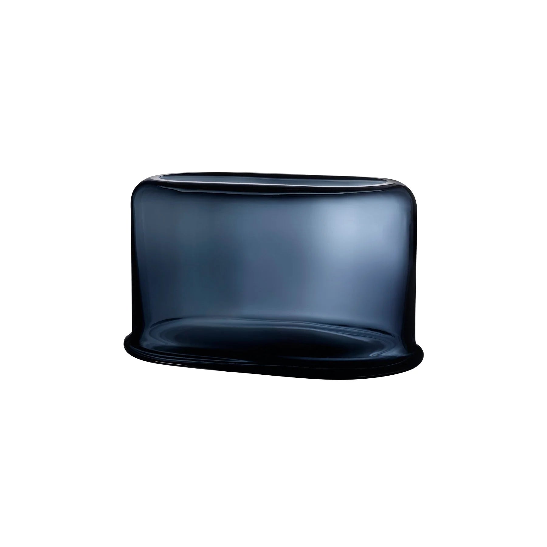 Lage Brede Kristalglazen Vaas Nude Glass | Luxe Design Vaas