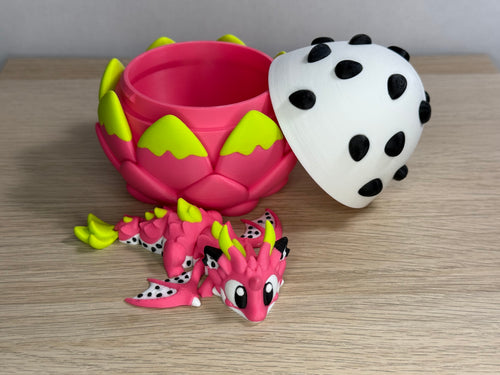 Dragonfruit ei met draak