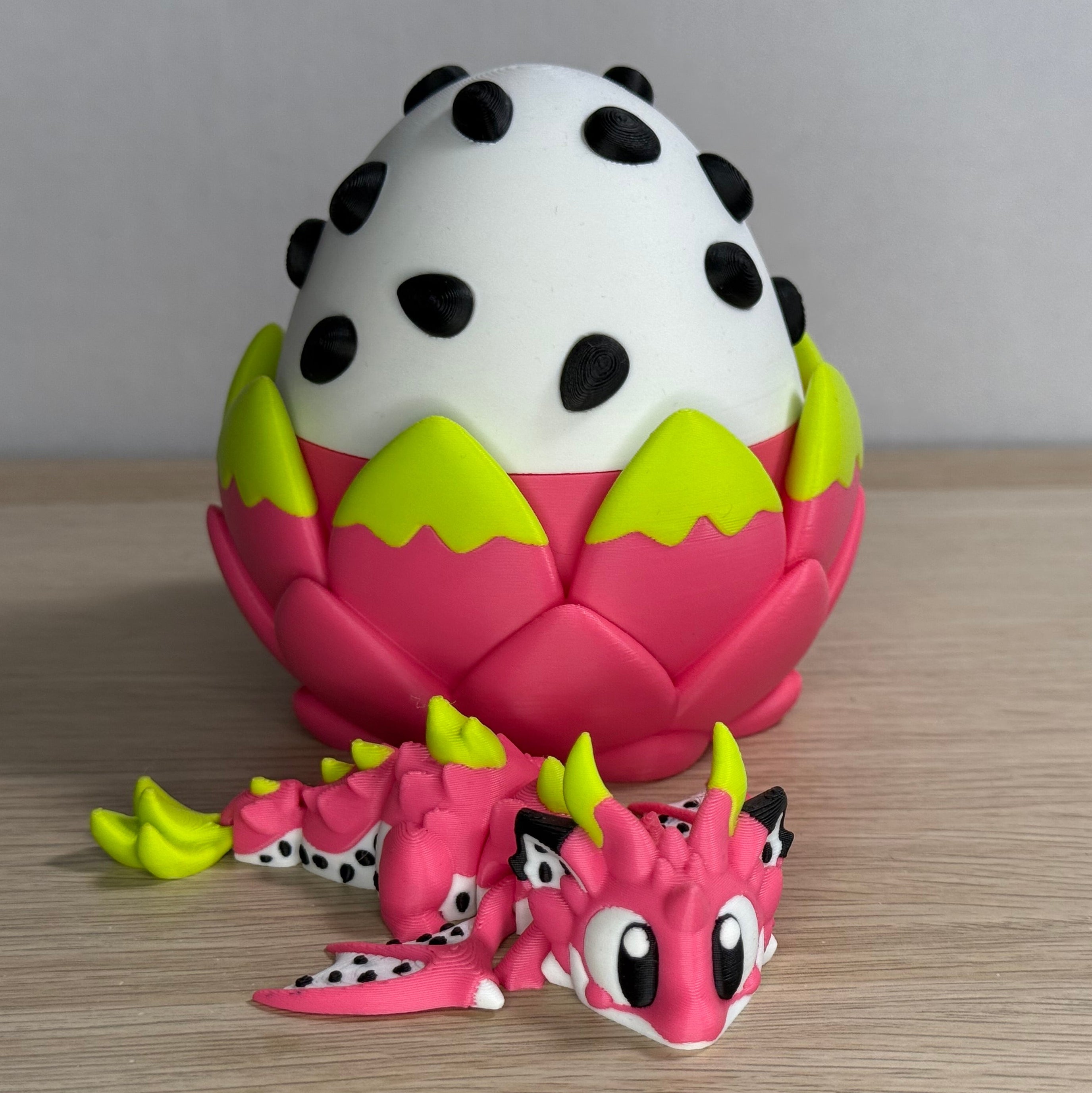 Dragonfruit ei met draak