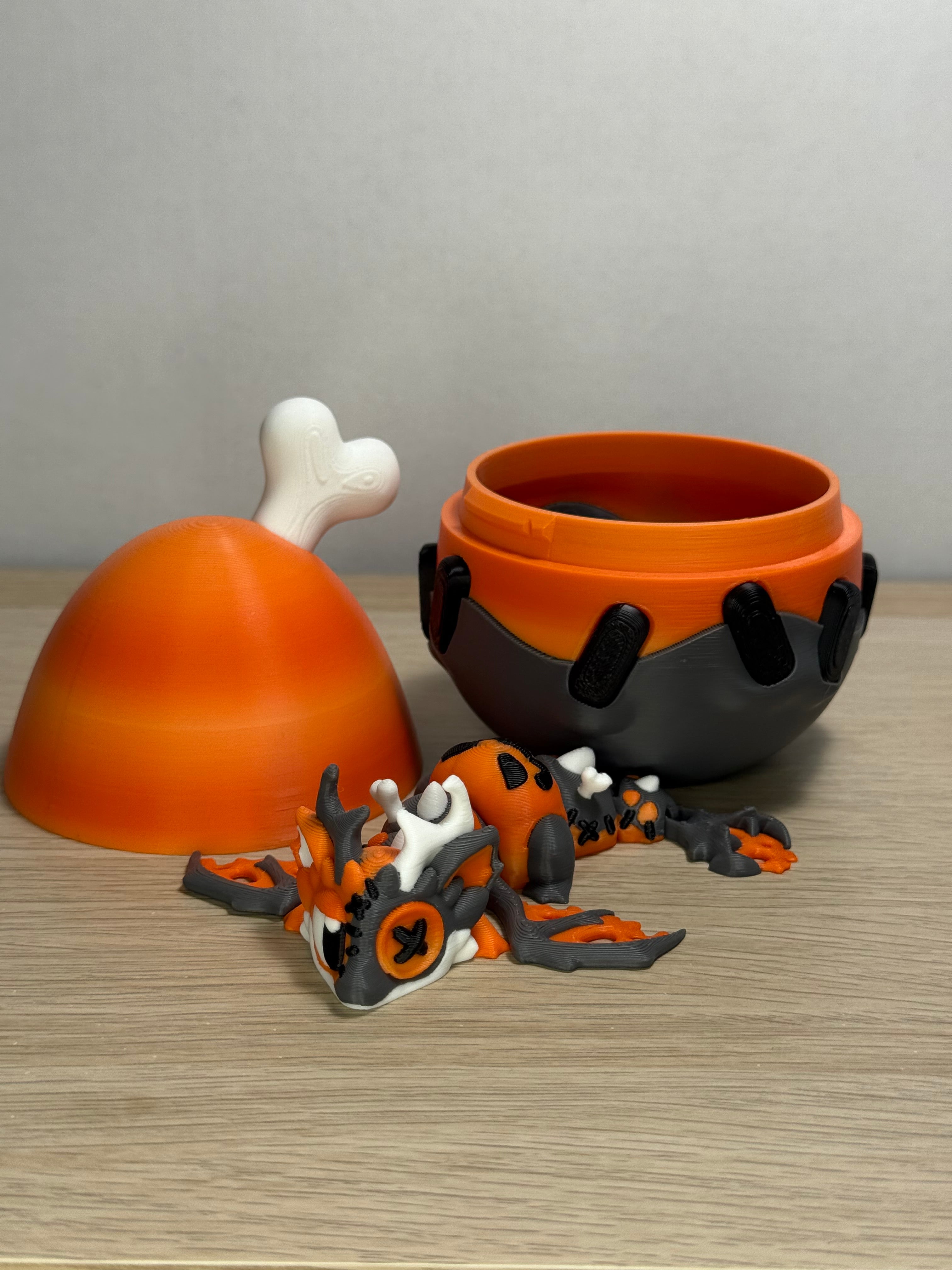 Scary Pumpkin dragon ei met scary pumpkin draak