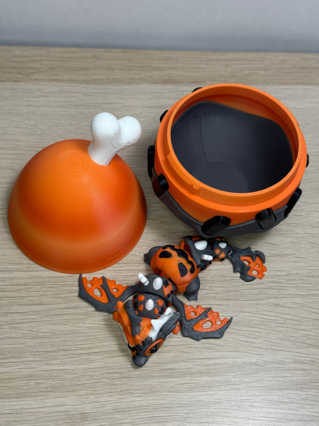 Scary Pumpkin dragon ei met scary pumpkin draak