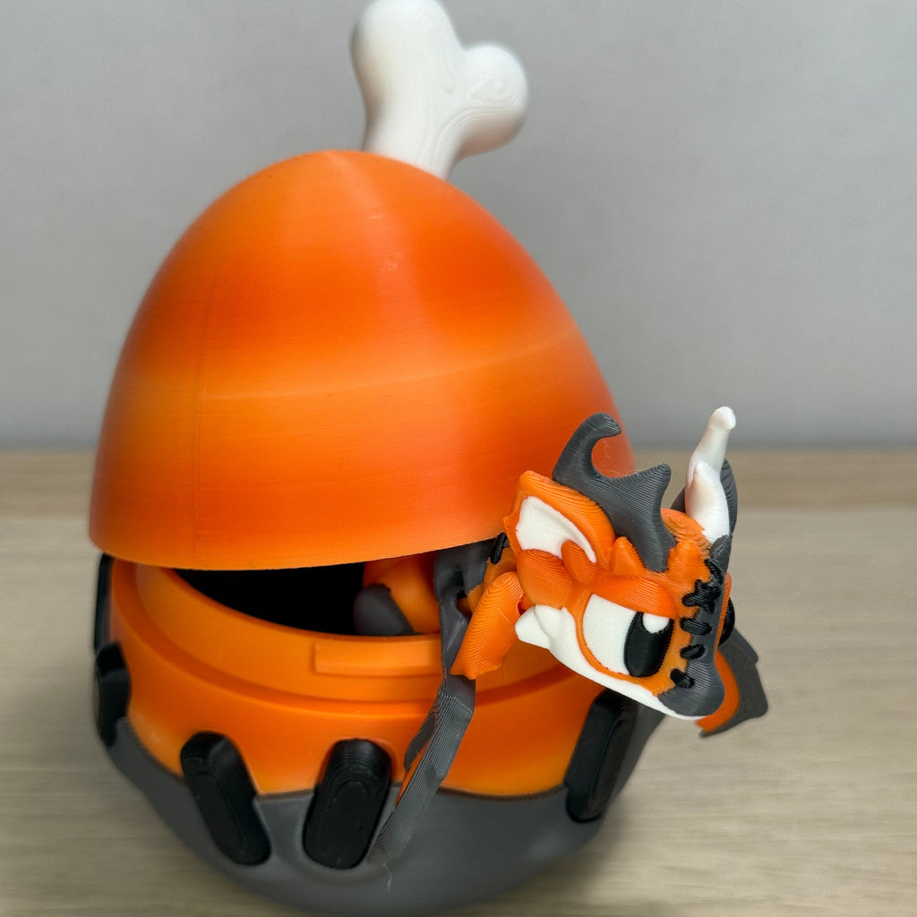 Scary Pumpkin dragon ei met scary pumpkin draak