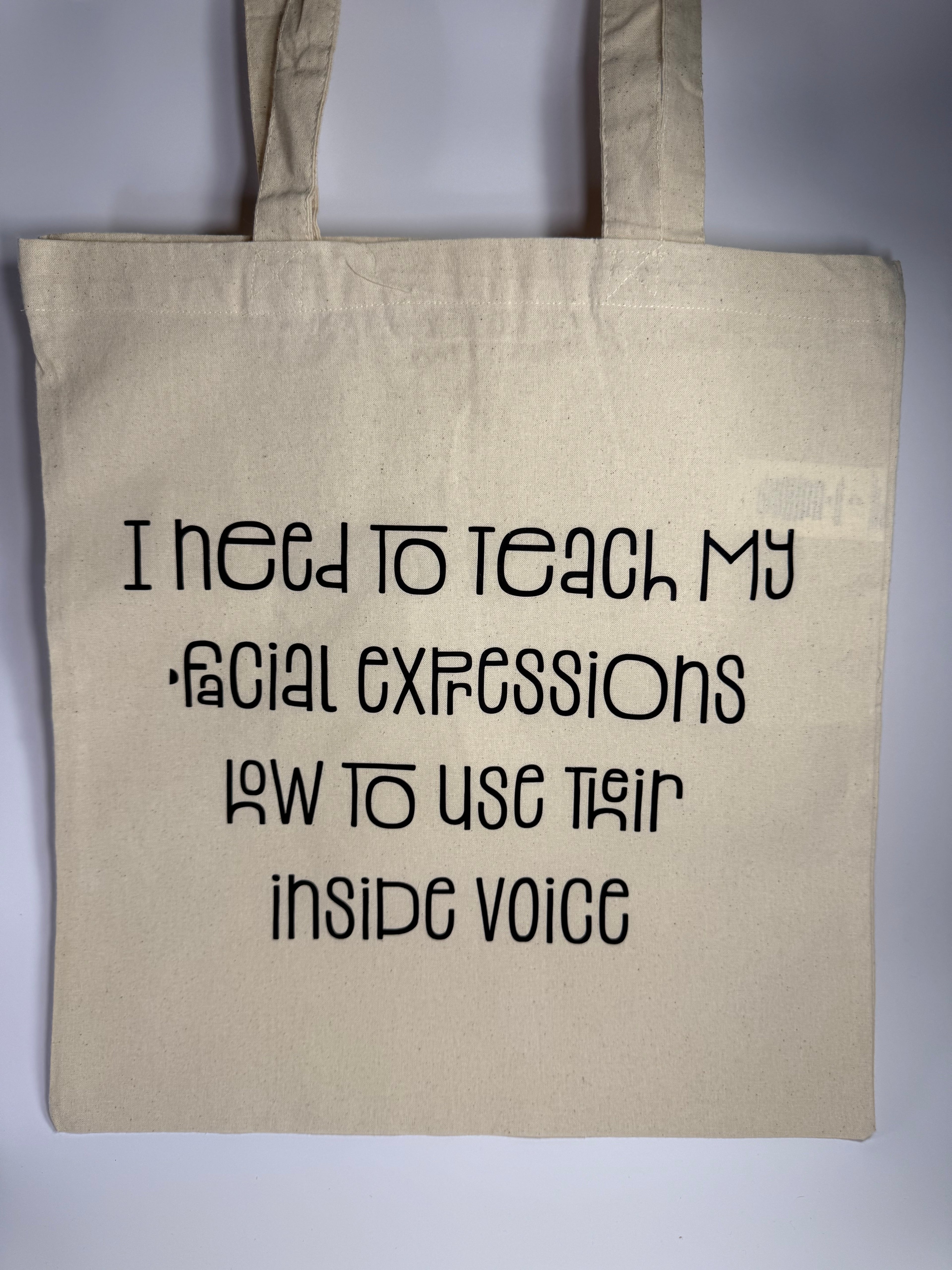 Linnen tas- Facial expressions