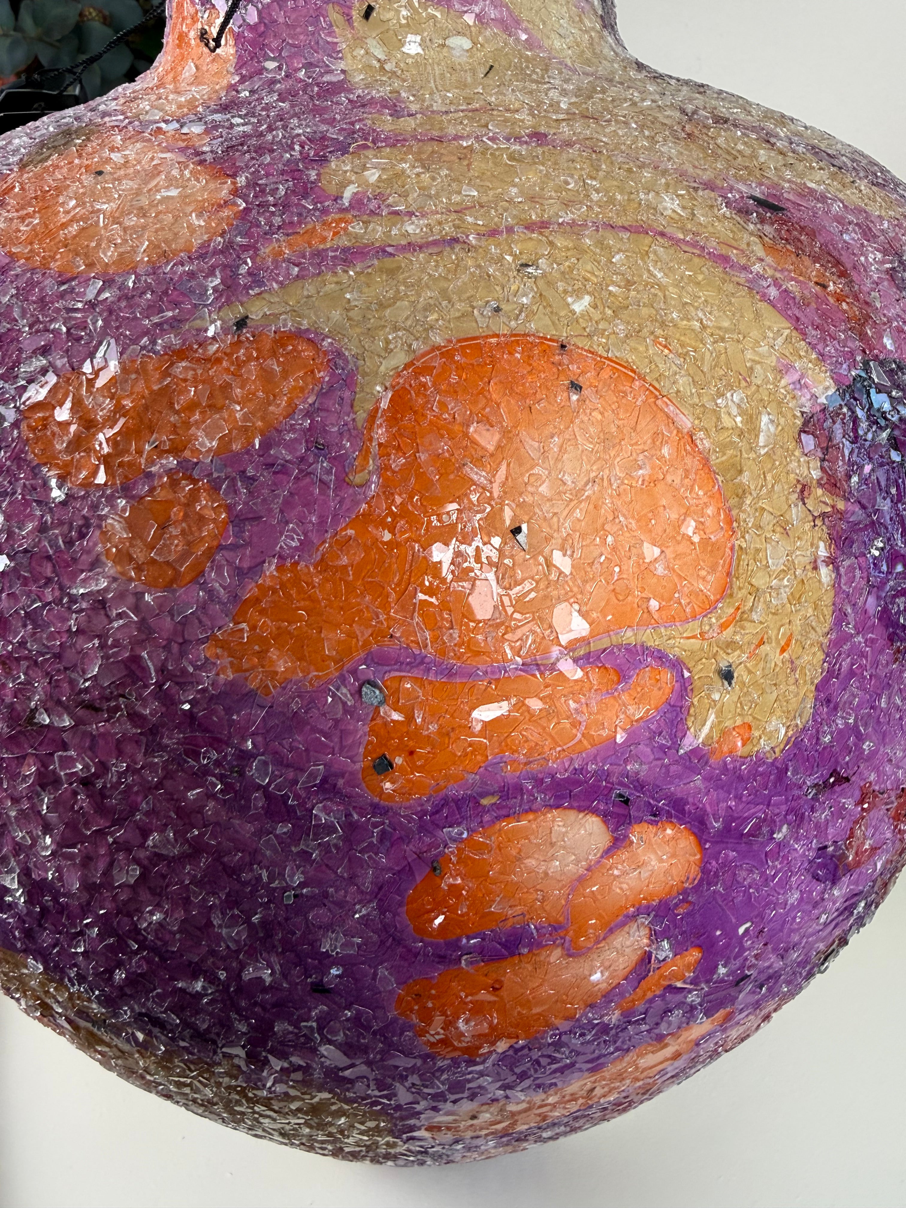 Vaas Iron Lilac Mosaic – Artistieke eyecatcher voor een hotel chique interieur