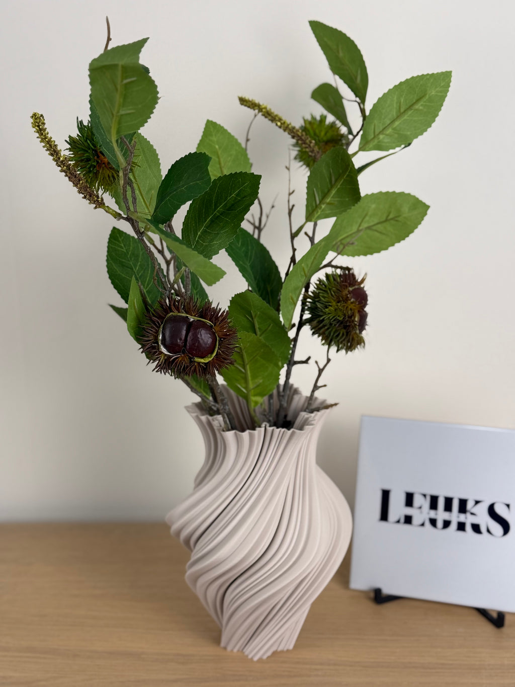 Kunsttak Kastanje Green/Brown – Branch Chestnut – ±50 cm – Zeer Realistisch