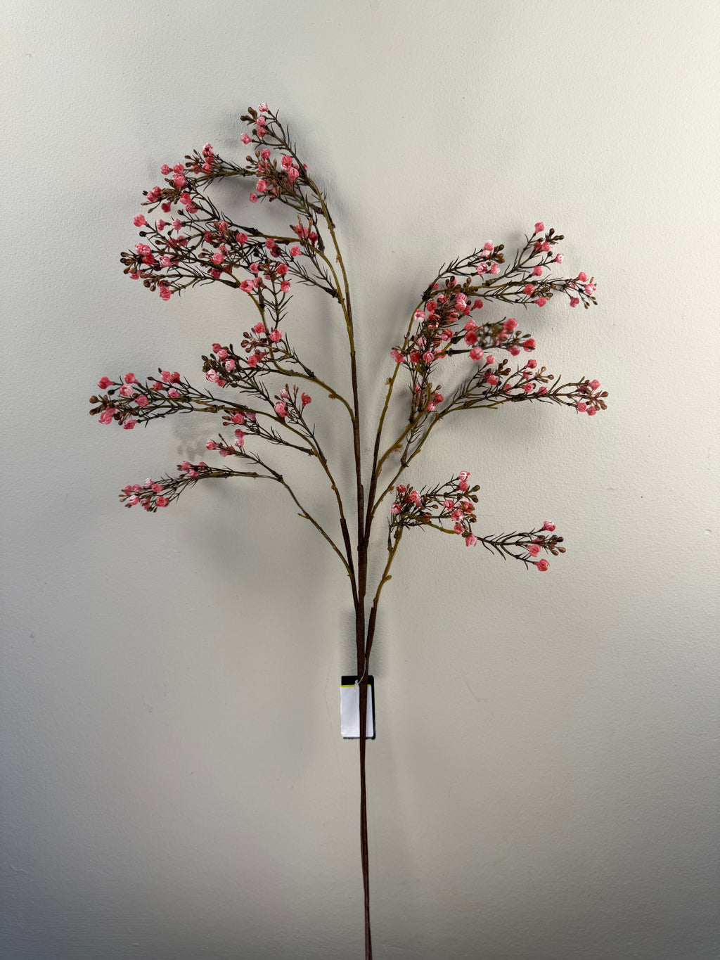 Kunsttak Gipskruid Dark Pink 95 cm – Zijden Gipskruid – Luxe Kunstbloem