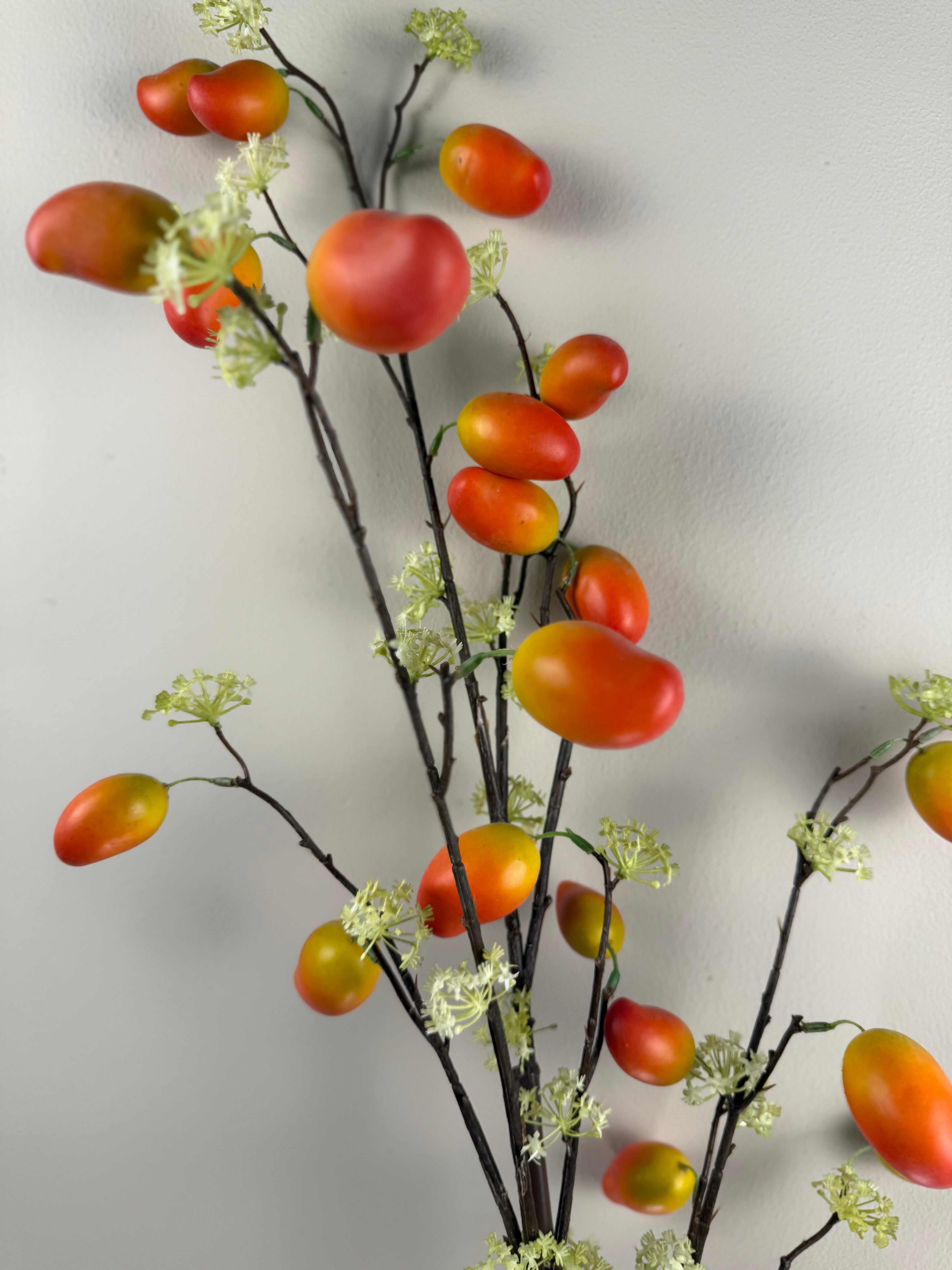 Kunsttak Mango Orange/Yellow 126 cm