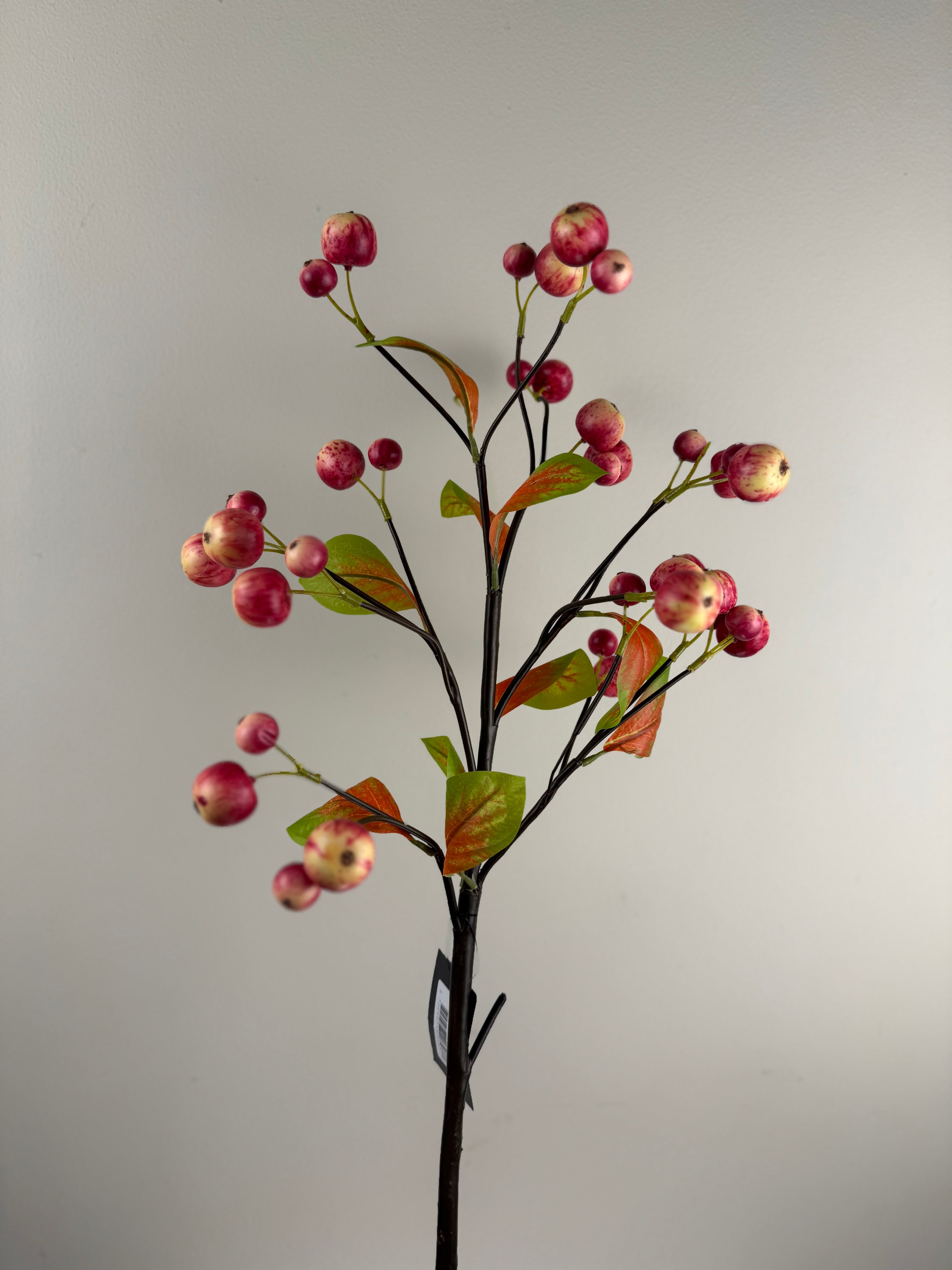 Kunsttak Sierappeltjes Rood 60 cm – Branch Apples Red – Decoratieve Kunsttak