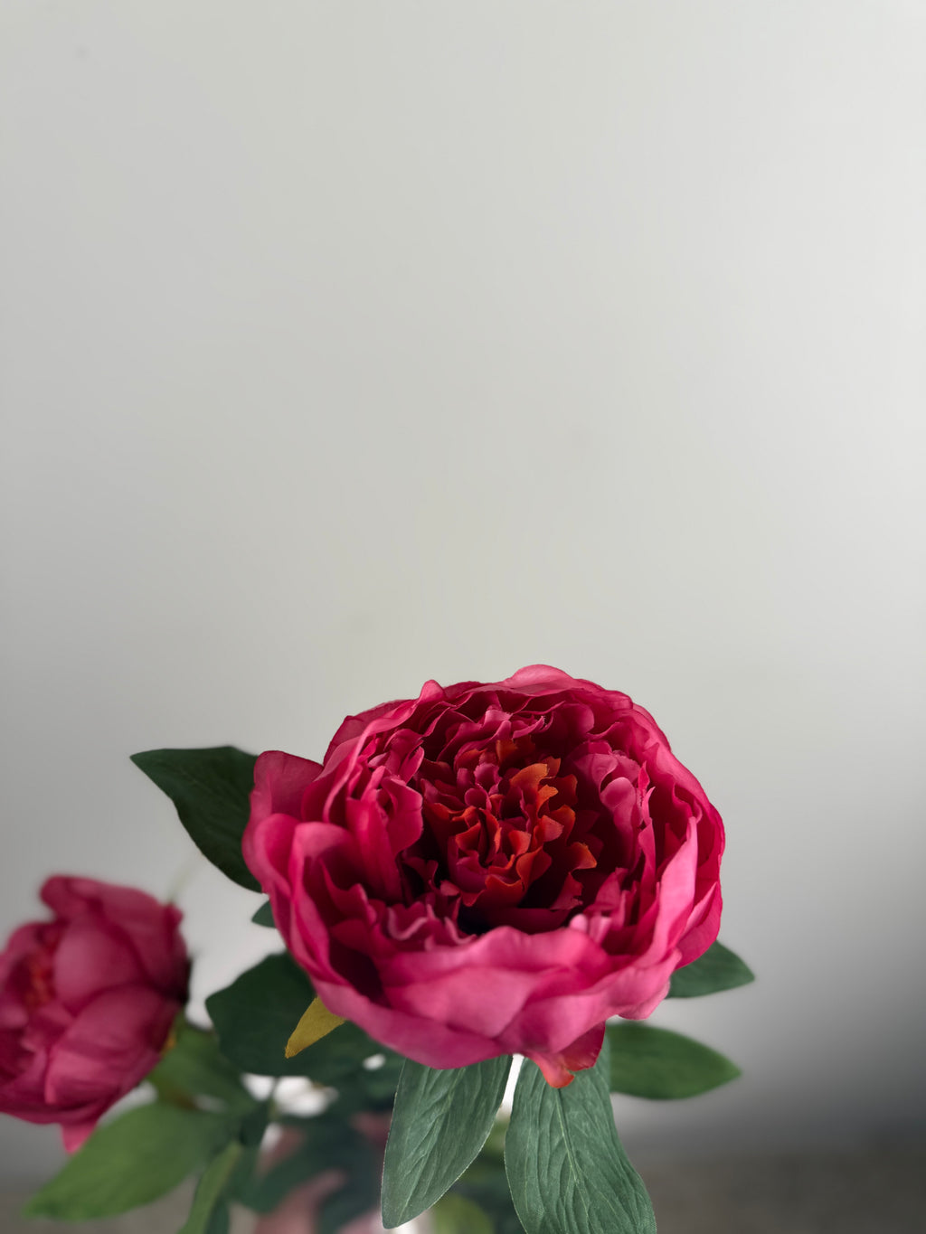 Kunstpioenroos  Paeony Fuchsia 65 cm