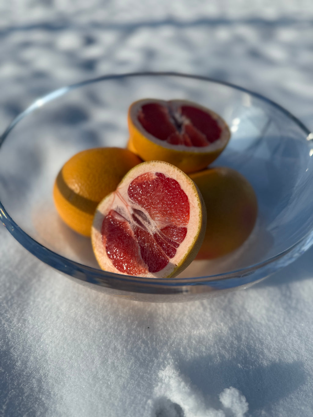 Lily Bowl - 32cm- Nude Glass | Luxe Kristallen Design Schaal
