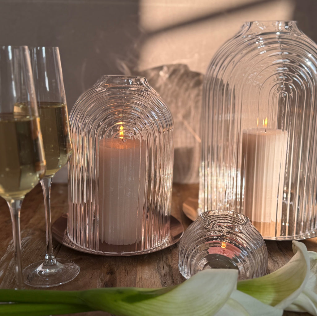 ILO Kandelaar – 21 cm - luxe handgemaakt kristal van Nude Glass