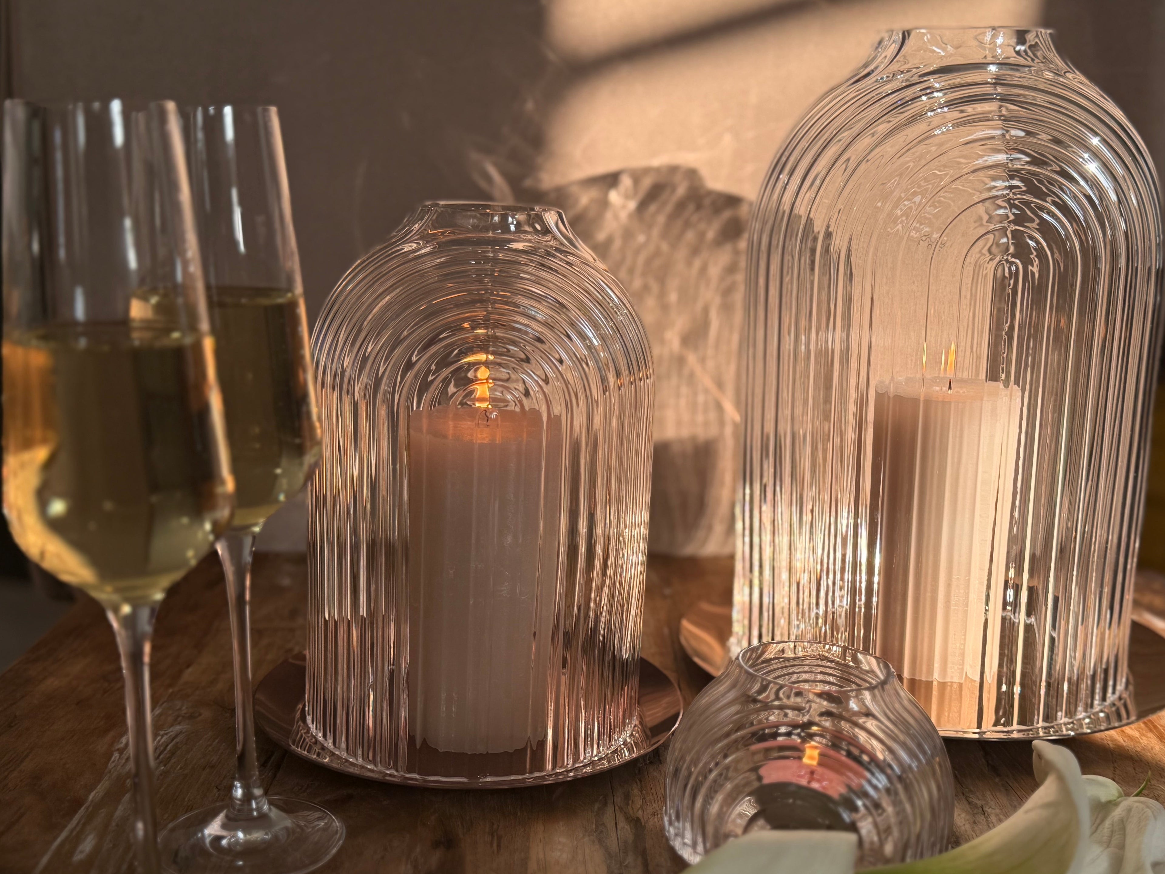 ILO Tealight Houder Nude Glass | Luxe Kristal Waxinelichthouder