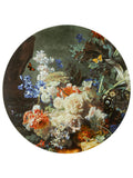 Wandbord - Bord - Bloemenpracht-  42 cm- Heinen Delfts Blauw