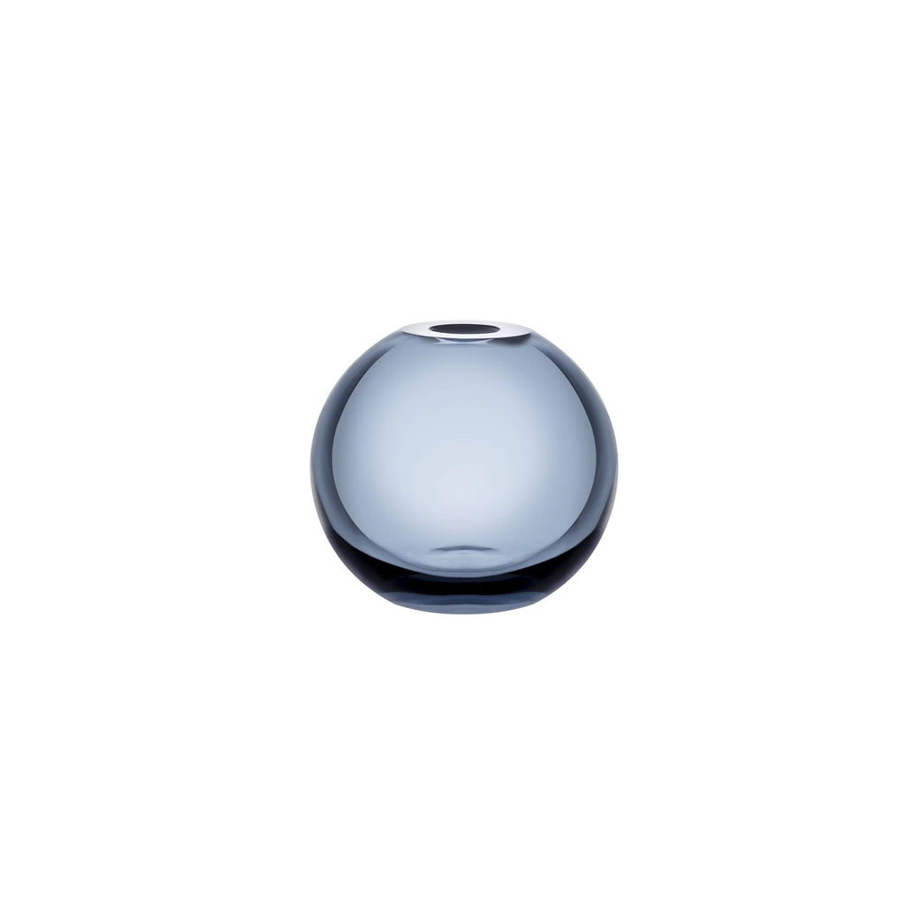 Mars Small Vaas Staalblauw Nude Glass | Luxe Kristal Design