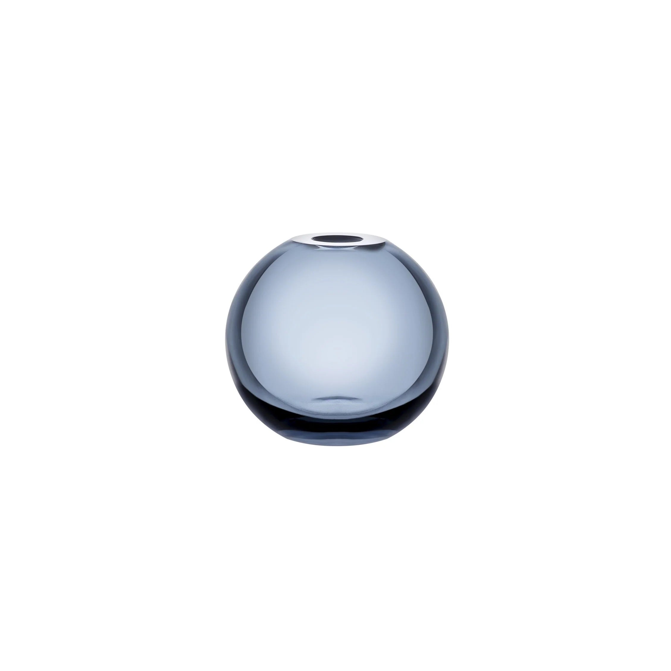 Mars Small Vaas Staalblauw Nude Glass | Luxe Kristal Design