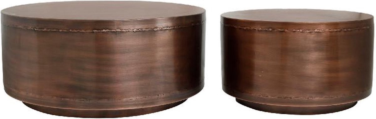 Set Georgy Salontafels koperkleur PTMD