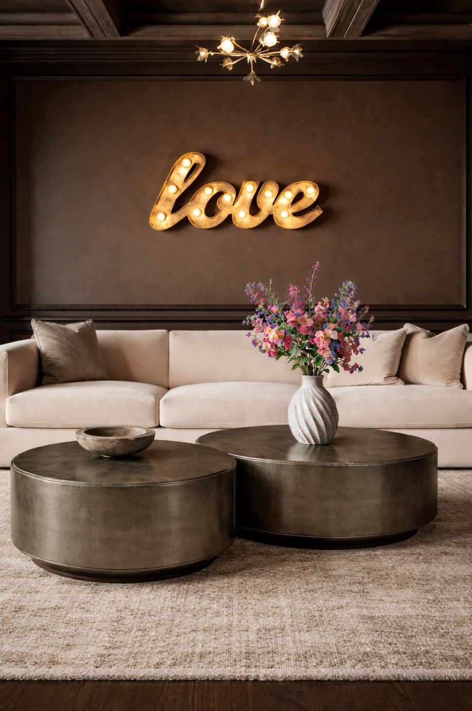 (PRE ORDER) Georgy Salontafel – Nikkel kleur PTMD