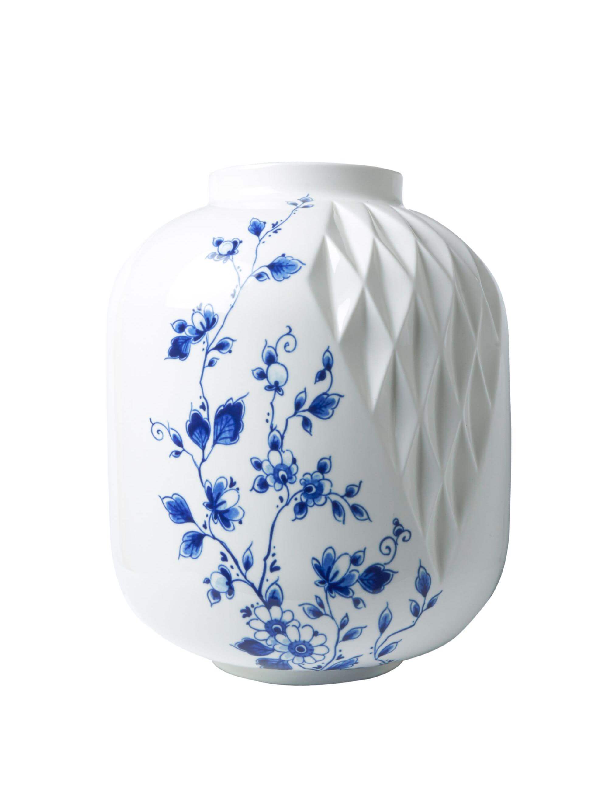 XL Vaas Blauw Vouw