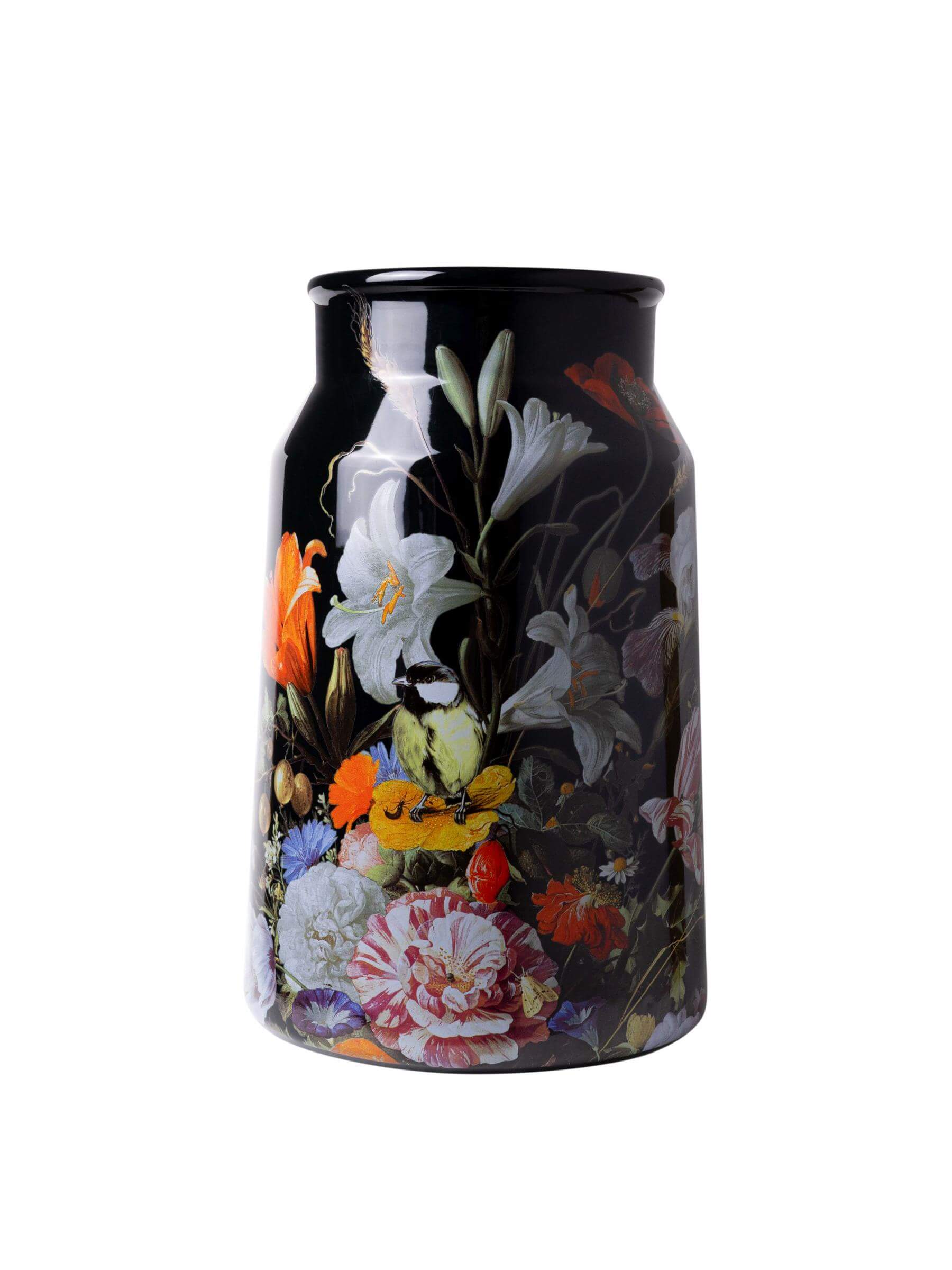 Melkbusvaas Stilleven – Zwart