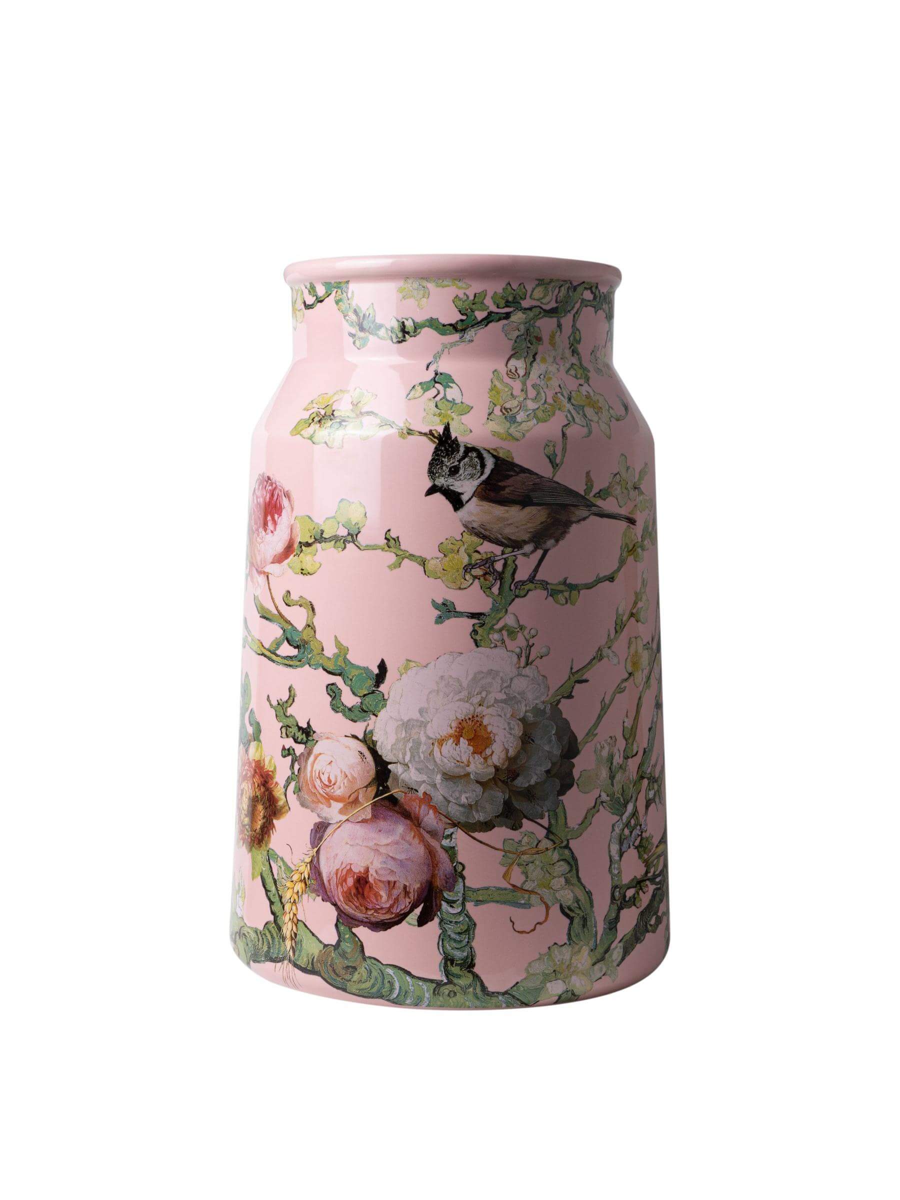 Melkbusvaas Bosvogels – Roze